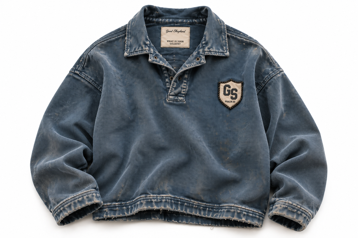 The Valley - Front view showing GS shield patch and Good Shepherd branding